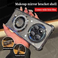 For Honor X9D X9C X9B X9A Transparent Jelly Shockproof Mobile Phone Case with Mobile Phone Holder Ca