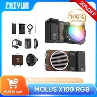 ZHIYUN Molus X100 RGB LED Light APP Control 2550mAh Battery Portable Photography Lighting for Studio