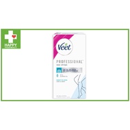 VEET Professional Wax Strip Leg & Body Sensitive Skin 20s (with almond oil)