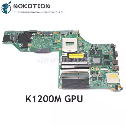 NOKOTION For Lenovo ThinkPad W540 Laptop Motherboard 15.6 Inch HD4600 Quadro K2100M Graphics 04X5301