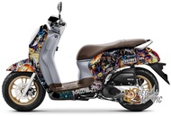 Sticker Full Body Stiker Decal Scoopy Karbu FI ESP Prestige 2020 2021  2022 Naga Kaido One Piece