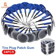 ApexMoto 24pcs Tire Patches Kit 36*4mm Tire Repair Patch Plug Kit Mushroom Plug Patch Gum For Tire T