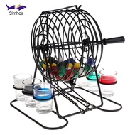 Simhoa Bingo Machine Lottery Game, Mini Bingo Game Complete with Ball, Lottery
