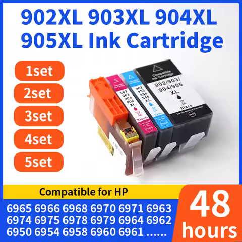 1~5set 903XL 904XL 905XL Ink Cartridge Compatible for HP Officejet Pro 6951 6954 6960 6970 6975 6968