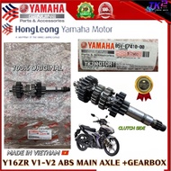 YAMAHA GENUINE 💯% ORIGINAL Y16ZR V1-V2 ABS MAIN AXLE+GEAR BOX ASSY B5V-E7410-00 MADE IN VIETNAM 🇻🇳 H