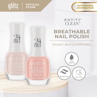 ENTITY CLEAN Breathable Nail Lacquer Polish Neutral Nude Colors Non Peelable (15ml)