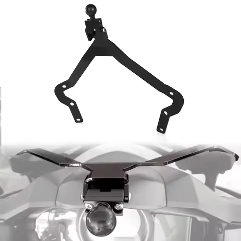 Motorcycle GPS Navigation Mount Bracket Phone Navigation Holder Support Windshield FJR1300 FJR 1300