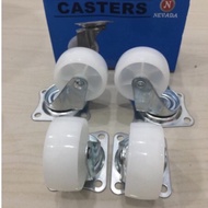 PRICE FOR 1 piece // 2" inch white nylon wheel 2" nylon wheel 2" nylon wheel setting wheel 2 inch di