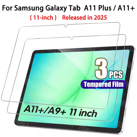 Premium Tempered Glass for Samsung Galaxy Tab A11+ (11-inch) 2025 SM-X230/X235/X236B HD Clear Scratc