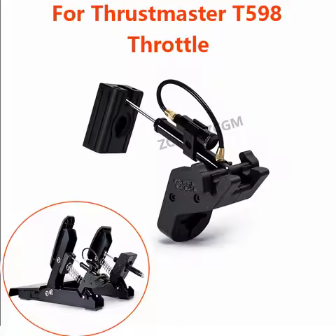 For Thrustmaster T598 Pedal Simulated racing Modification Pedal Brake Throttle Adjustable Damping MO