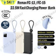 [3CCC] REMAX FC-13 10000mAh FC-15 20000mAh Power Bank 22.5W Fast Charging PowerBank Portable Charger
