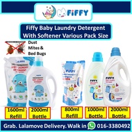 Fiffy Baby Laundry Detergent (800ml,1000ml, 1600ml, 2000ml) Baby Clothes Soap