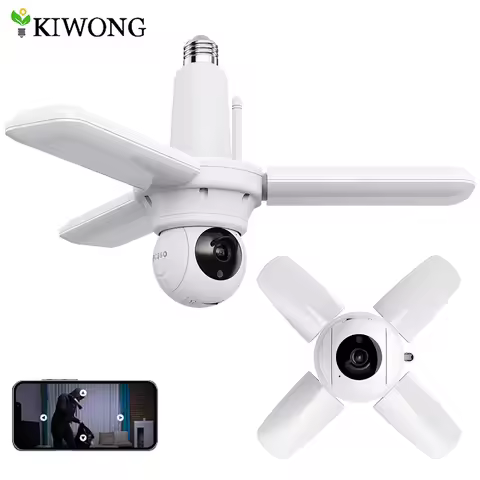 E26 Garage LED Light with Smart Security Camera Suitable for Garage shed Studio Hallway Laundry Room