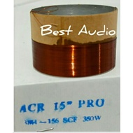 Spul spol speaker 15inch 15 inch alumunium ACR 15 Pro 38H 156 SCF vo