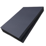 LINE Black Linen Paper 180 grams A4 50 Sheets Japanese Linen Cardboard