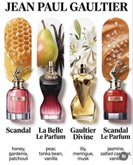 Jean Paul La Belle Le Parfum. Gaultier Divine. Scandal 女用香水