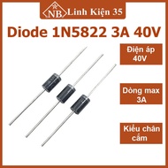 Semiconductor Diode 1N5822 3A 40V Schottky low forward polarity, extremely fast shutdown