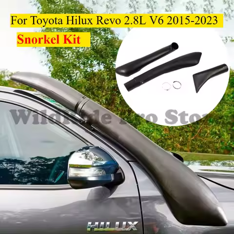For Toyota Hilux Revo 2.8L V6 2015-2023 Snorkel Kit Waterproof Air Intake Off-Road 4x4 Wading