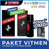 Paket Vitmen isi 3 sachet Herbal Original dan Vitmen Spray