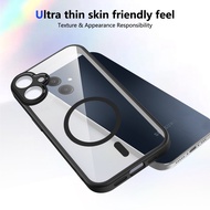 Samsung A06 5G Case Frosted Transparent Magnetic Casing For Samsung Galaxy A06 4G Phone Case