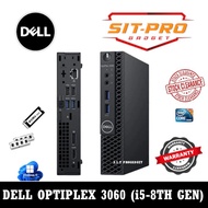 Mini PC Dell Optiplex 3060 Micro i5-8th Gen 256GB SSD 8GB DDR4 RAM Win 11 Pro Desktop