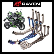 RAVEN Kawasaki Z750 Z800 Exhaust Full System Titanium Stainless Steel Z750 Z800 Motorcycle Exhaust