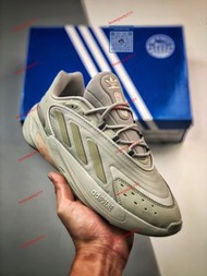 Adidas Originals Ozelia 灰色 復古休閑運動透氣老爹鞋 貨號：GX4024