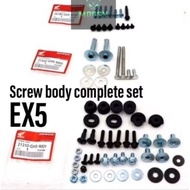 🔥honda ex5 SCREW HANDLE COVER SKRU HANDLE EX5 HP DREAM SET COMPLETE 1 SKRU BODY ORIGINAL EX5 SET