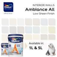 Dulux Ambiance All | Interior Paint | Low Sheen Finish | Covers Hairline Cracks | Shades of White | 