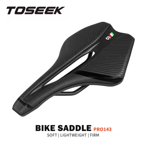 TOSEEK Racing Bicycle Saddle Training Grade Man Road Tt TimeTrial Triathlon Bike lightweight Cushion