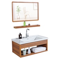 YOULITE Aluminum Alloy Bathroom Cabinet Bathroom Vanity Cabinet Set Combination Wash Basin Toilet Wash Table Mirror Cabinet