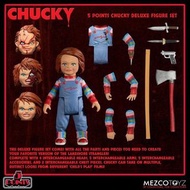 「議價不回 文盲勿擾」 台灣直送 現貨Mezco toyz 5point 可動 恰吉 豪華版 高度8公分 chucky 公仔 好恰吉