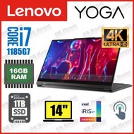 Lenovo - Yoga 9i 觸控屏幕 i7-1185G7 16GB 1TB SSD 14吋 超高清手提電腦 (82BG003WHH) - 高質陳列品