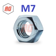 HEXAGON NUT / HEXAGON NUT WHITE GALVANIZED M7