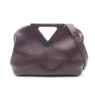 【二手】Bottega BOTTEGA VENETA單肩包，中號，兩用，652446，深紫色皮革，女士，二手