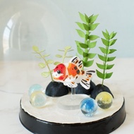 金魚酷裝飾和紙室內裝飾/雕像和紙水族館/和紙微型花園
