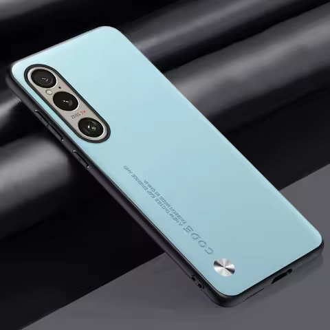 For Sony Xperia 1 VI Plain Leather Case TPU Pure Color Cover Shockproof Phone Case Sony Xperia 10 VI