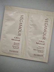 Vegamour GRO+ Advanced Balancing Shampoo & Conditioner Samples 10ml x2 each set Severe Signs of Thin