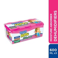 THIRSTY HIPPO Moisture Absorber Dehumidifier 600mlX3