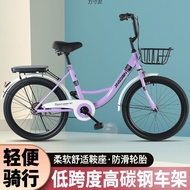 Bicycle Women's Adult24Inch22Inflatable-free Solid Tire Lightweight Commuting Lady's Bicycle for Col