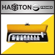 Hasston Prohex Kunci Sok Crum 10Pcs Segi 6 1730001 socket set