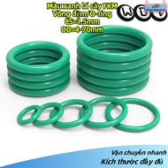 [SVN] O-Ring Green O-Ring FKM Sealing Ring CS1.5mm * OD4-70mm