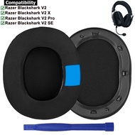 Replacement Cooling Gel Earpads Ear Pads Cushions Muffs For Razer Blackshark V2 X Pro SE USB Wired W