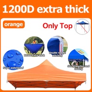 2200D kain khemah 10x10 tebal 100% rainproof canopy canvas only outdoor tent canopy tent canopy 6x 6