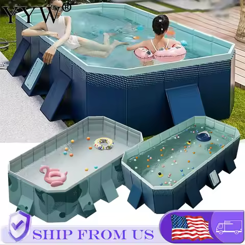 2.1m 2.6m 3m Non-Inflatable Home Swimming Pool Foldable Summer Water Sports Party Pools Bathtub For 