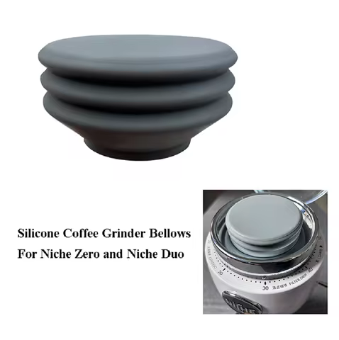 Silicone Bellows For Niche Zero and Niche Duo Coffee Grinder Bean Coffee Hopper Bellow Clean Bean Re