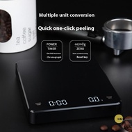 H&X Digital Coffee Scale 3kg 0.1g With Timer Hidden Screen USB Charging Kitchen Scale For Hand Brewi