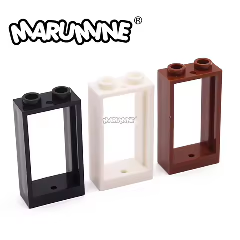 Marumine Building Blocks Part 60593 Window Frame 1x2x3 Classic City Build MOC Accessories Compatible