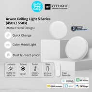 YEELIGHT Arwen S LED Ceiling Light 450S 550S Quick Change WiFi App Control Dimmable Tunable White Sm