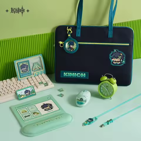 Original Kinich Mualani Kachina Badge keycap mouse pad Bag Mihoyo Official Genuine Kinich Mualani Ka